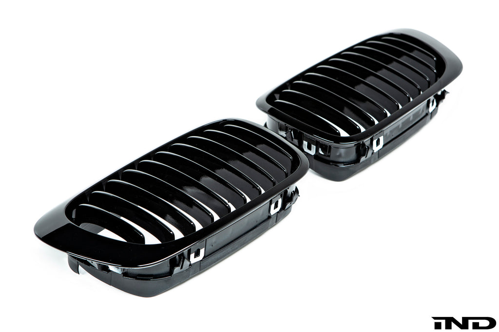 iND e46 m3 black chrome front grille set - iND Distribution