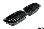 iND e46 m3 black chrome front grille set - iND Distribution