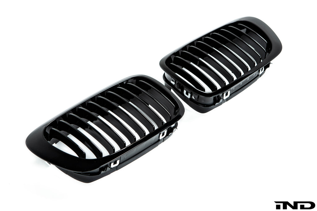 iND e46 m3 black chrome front grille set - iND Distribution