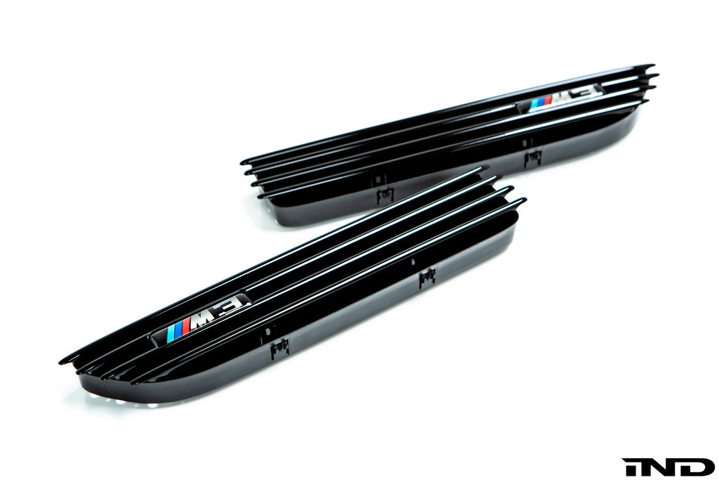 iND e46 m3 black chrome side grille set - iND Distribution