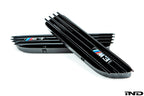 iND e46 m3 black chrome side grille set - iND Distribution