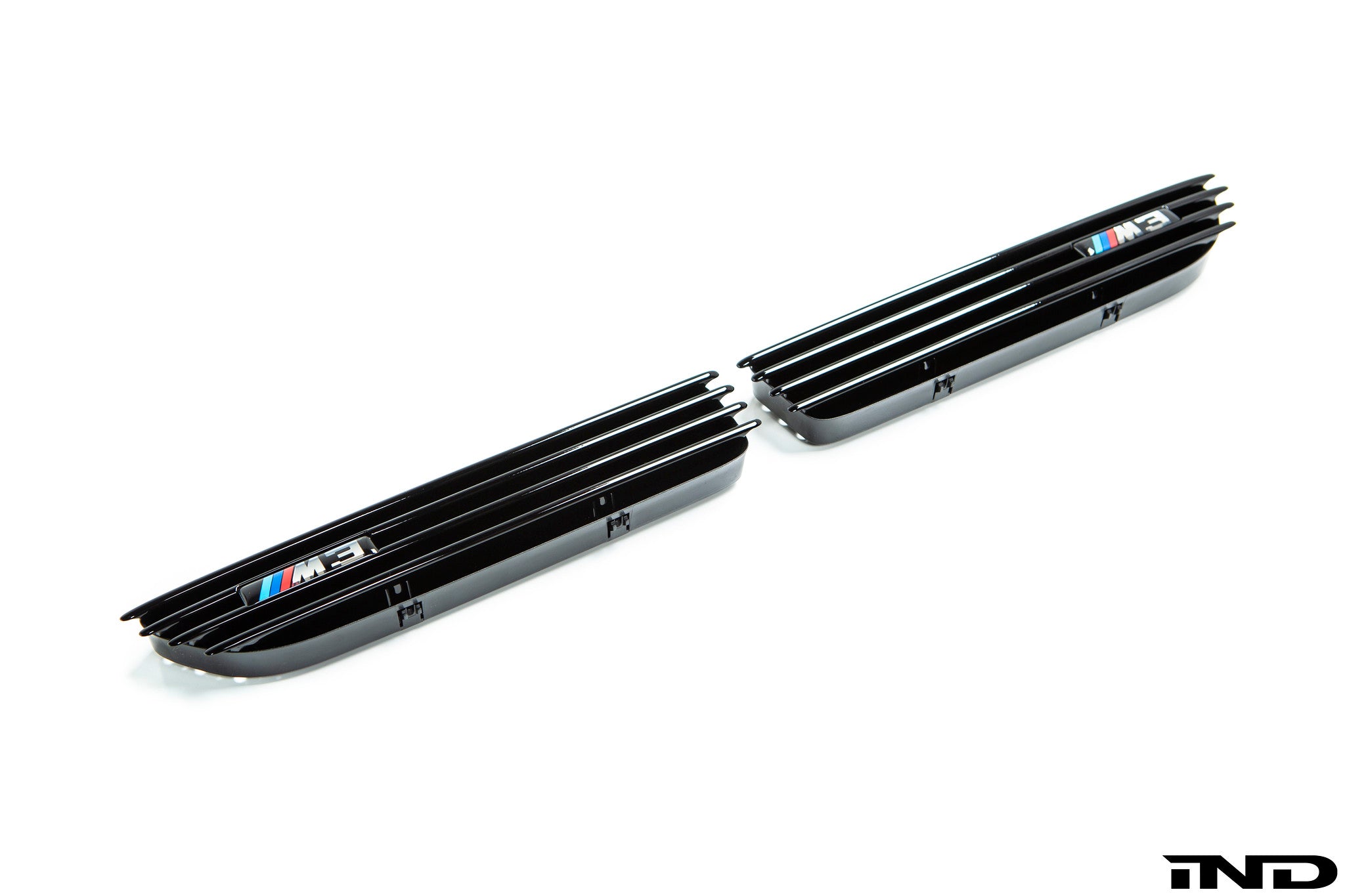 iND e46 m3 black chrome side grille set - iND Distribution