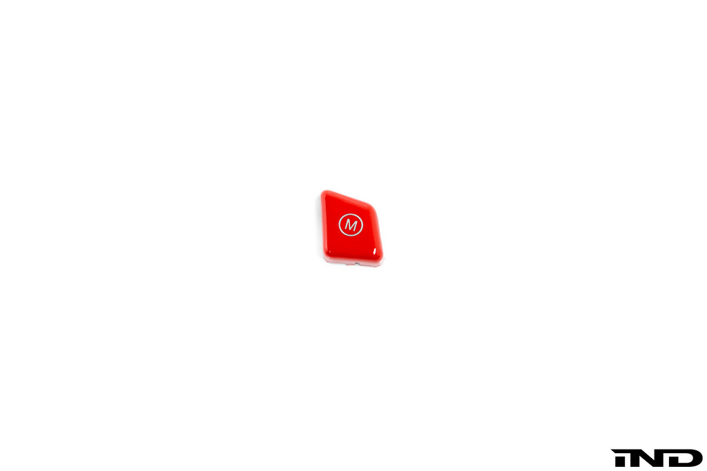 iND e6x m5 m6 red m steering wheel button - iND Distribution