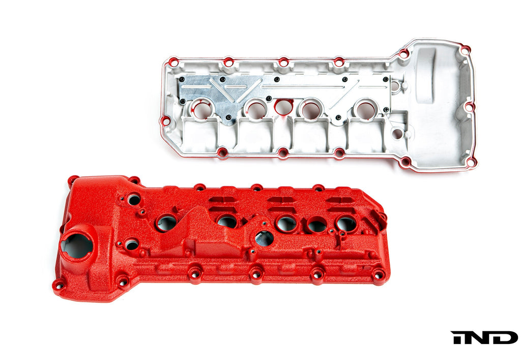 IND E9X M3 (S65) Powder Coated Valve Cover Set with Service Kit, Exterior