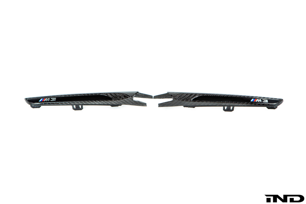 iND f8x m3 m4 carbon fiber side marker set - iND Distribution