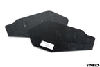 BMW Motorsport M240iR wing endplate set for exterior enhancement, showcasing aerodynamic design and high-performance details.