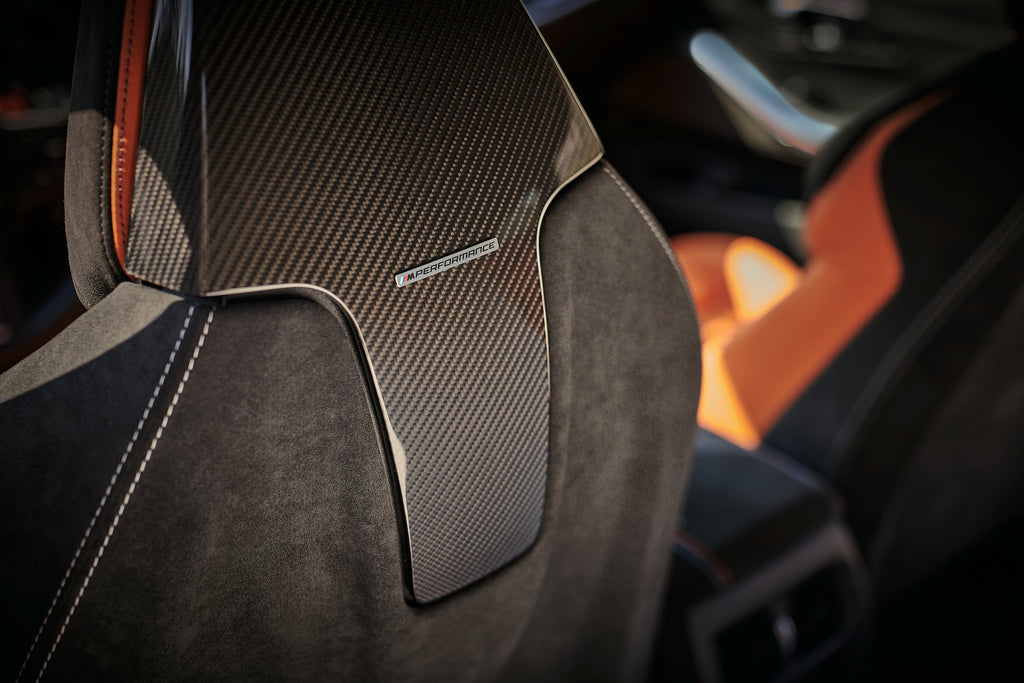 BMW M Performance Sedan Carbon and Alcantara Seat Back Set