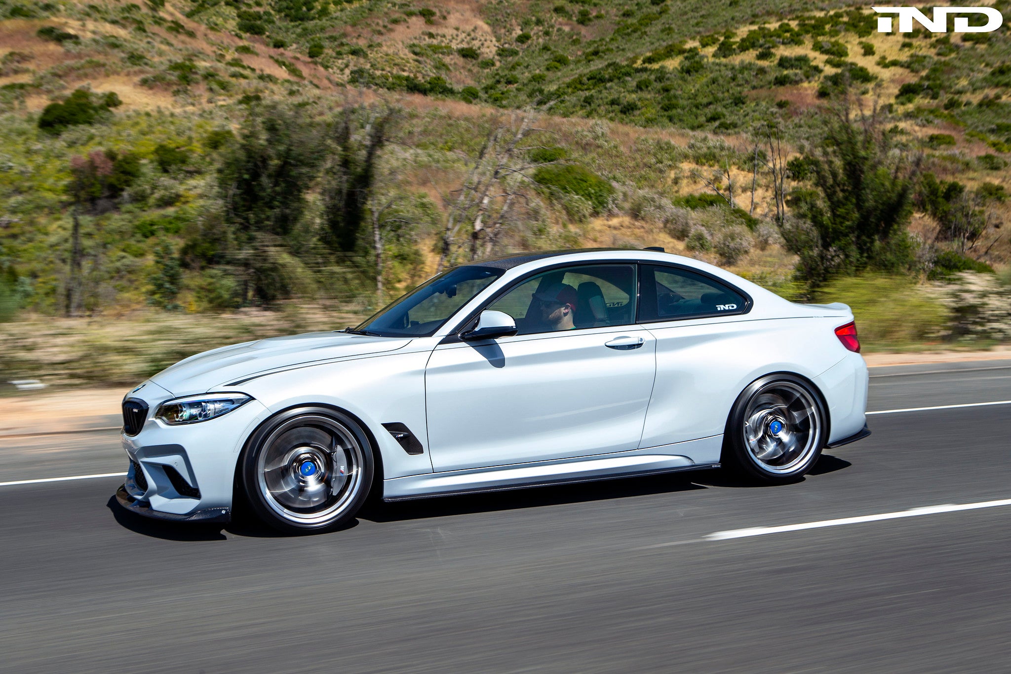 BMW m Performance f87 m2 carbon fender set - iND Distribution