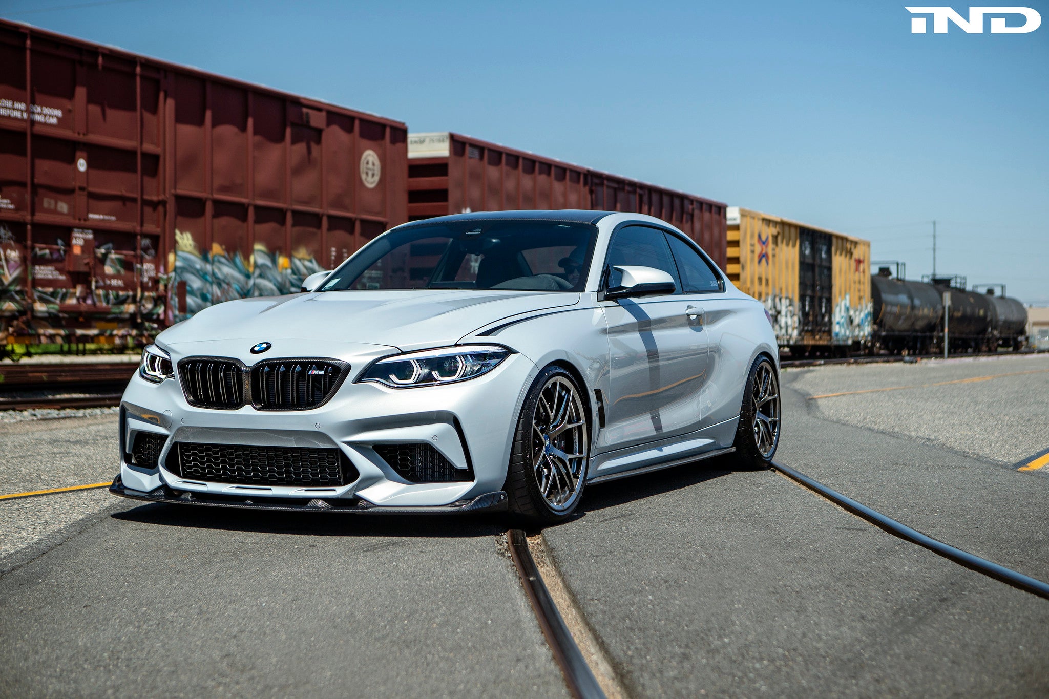 BMW m Performance f87 m2 carbon fender set - iND Distribution