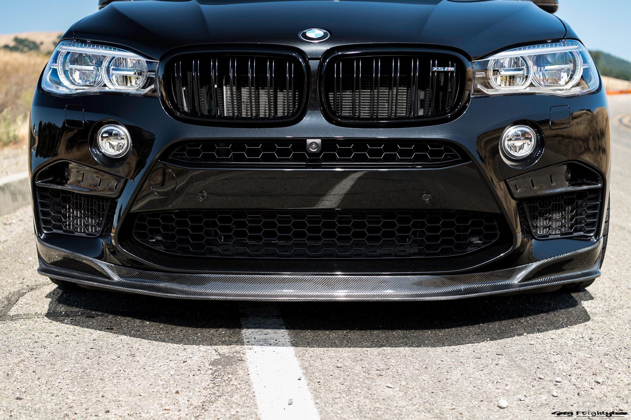 RKP f85 x5m f86 x6m carbon fiber front lip - iND Distribution