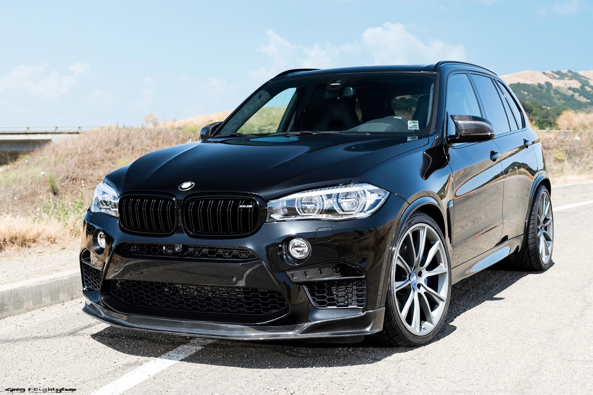 RKP f85 x5m f86 x6m carbon fiber front lip - iND Distribution