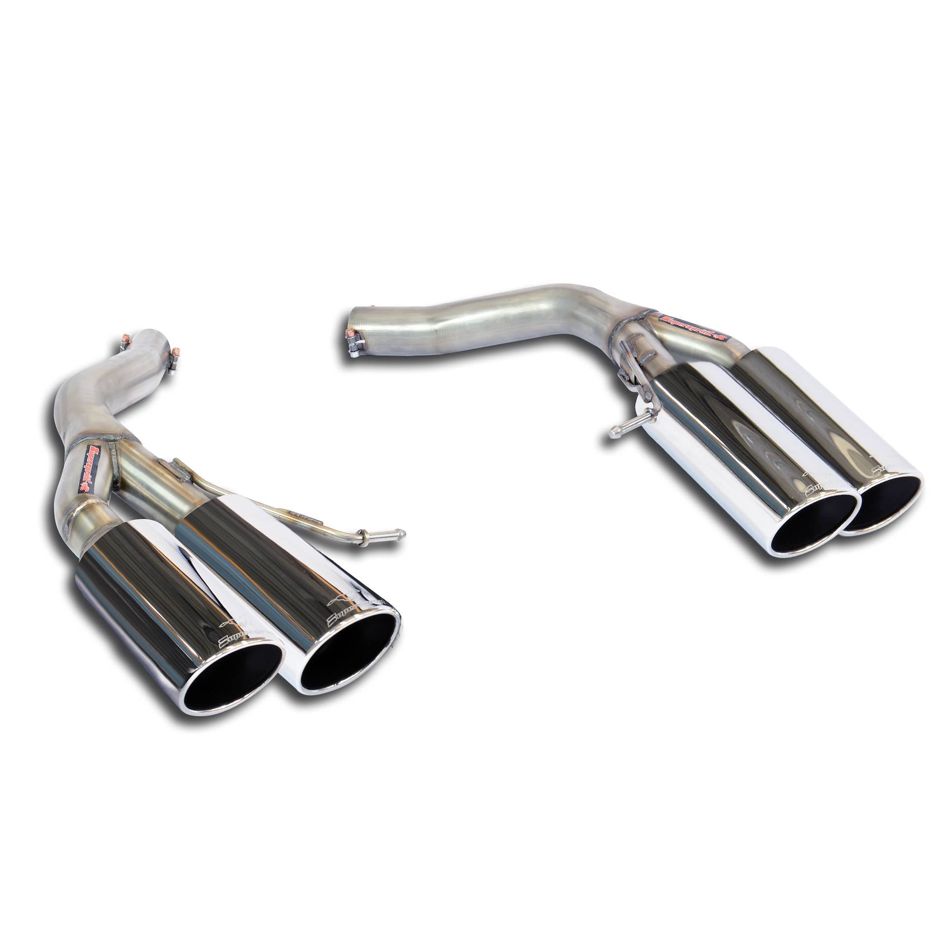 Supersprint BMW F07 GT Rear Pipes Right Oo90 - Left Oo90(Muffler Delete)