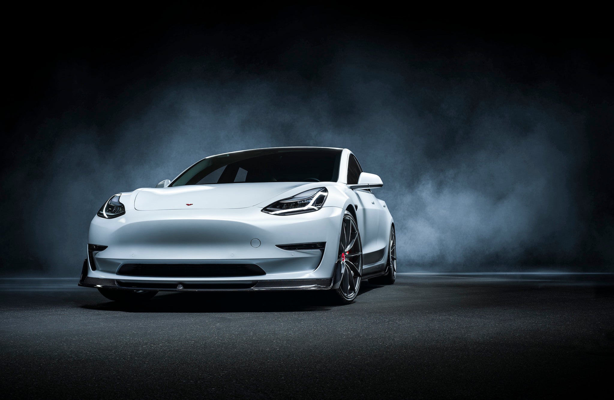 Vorsteiner tesla model 3 volta carbon front lip - iND Distribution