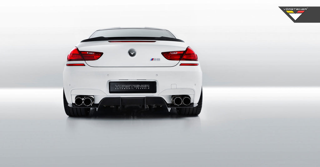 Vorsteiner bmw f12 m6 decklid spoiler carbon fiber glossy - iND Distribution