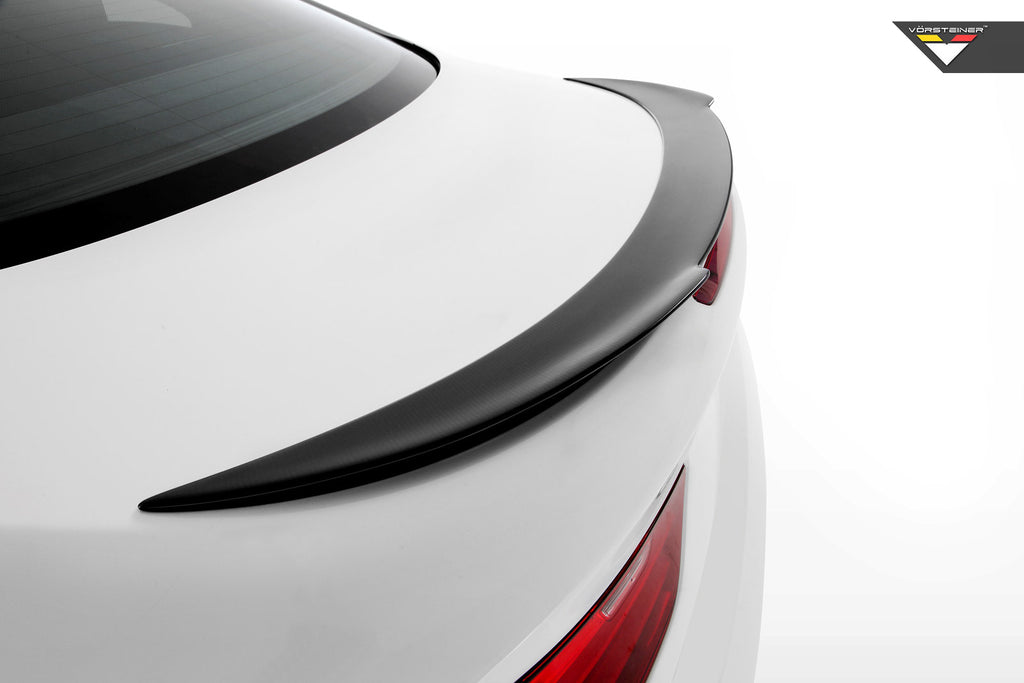 Vorsteiner bmw f12 m6 decklid spoiler carbon fiber glossy - iND Distribution