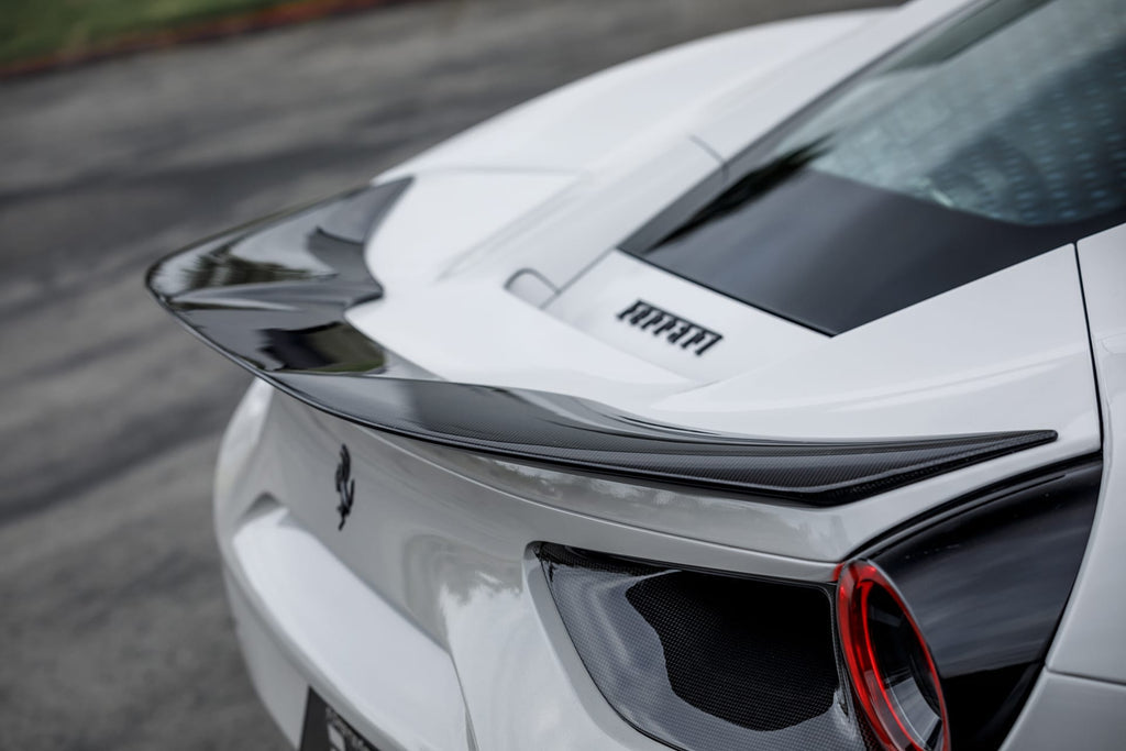 Vorsteiner FERRARI 488 ITALIA Decklid Spoiler Carbon Fiber Glossy