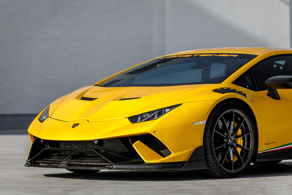 Vorsteiner LAMBORGHINI HURACAN PERFORMANTE TRENTO Bonnet Carbon Matrix Glossy