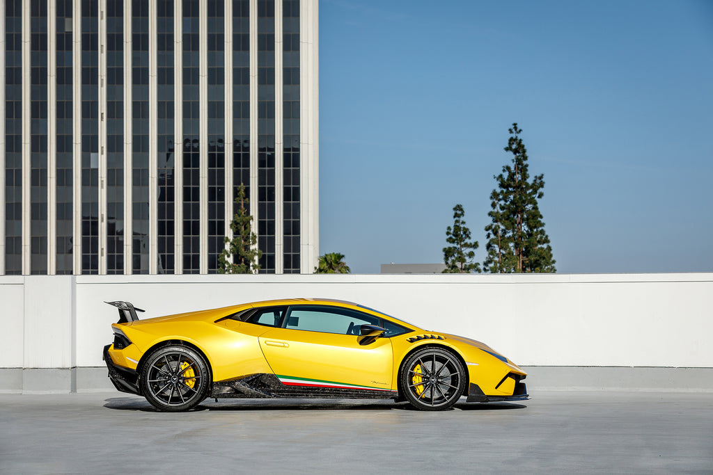 Vorsteiner LAMBORGHINI HURACAN PERFORMANTE TRENTO Side Blades Carbon Matrix Glossy