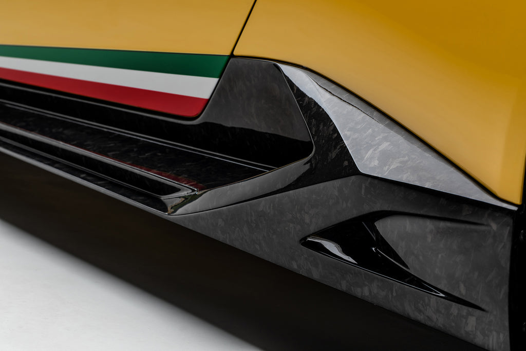 Vorsteiner LAMBORGHINI HURACAN PERFORMANTE TRENTO Side Blades Carbon Matrix Glossy