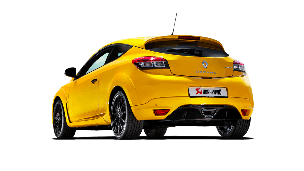 Akrapovic renault megane coupe rs evolution exhaust system w carbon tail pipe set titanium - iND Distribution