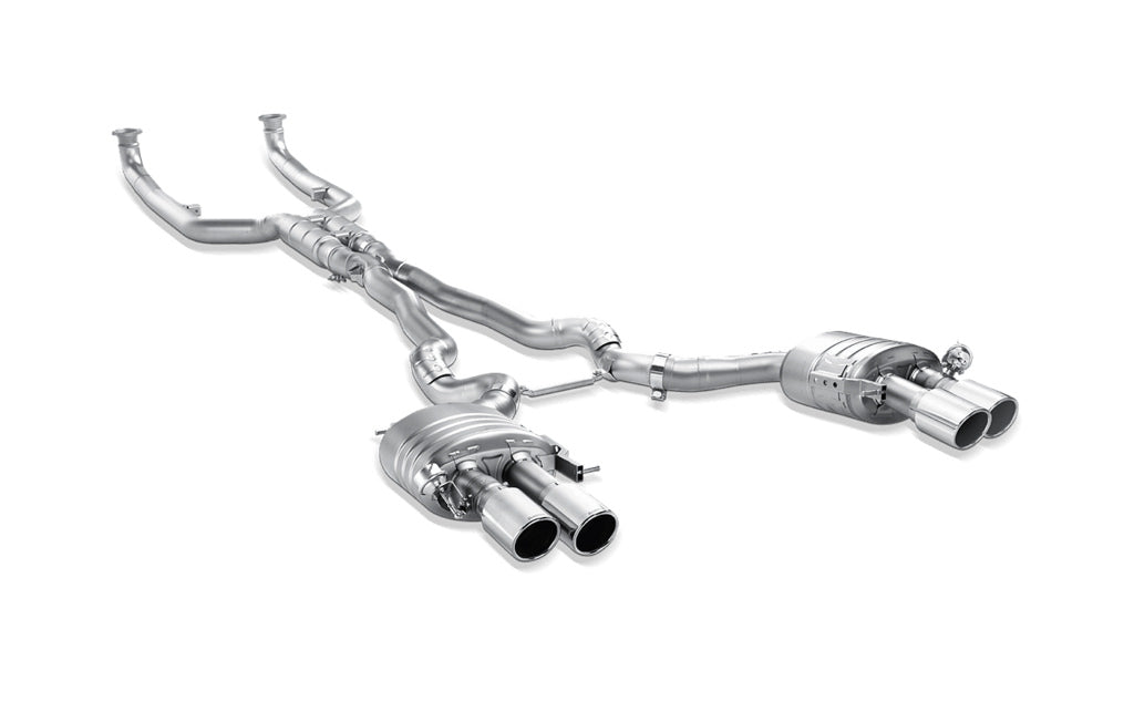 Akrapovic f06 m6 evolution exhaust system w carbon tail pipe set titanium - iND Distribution