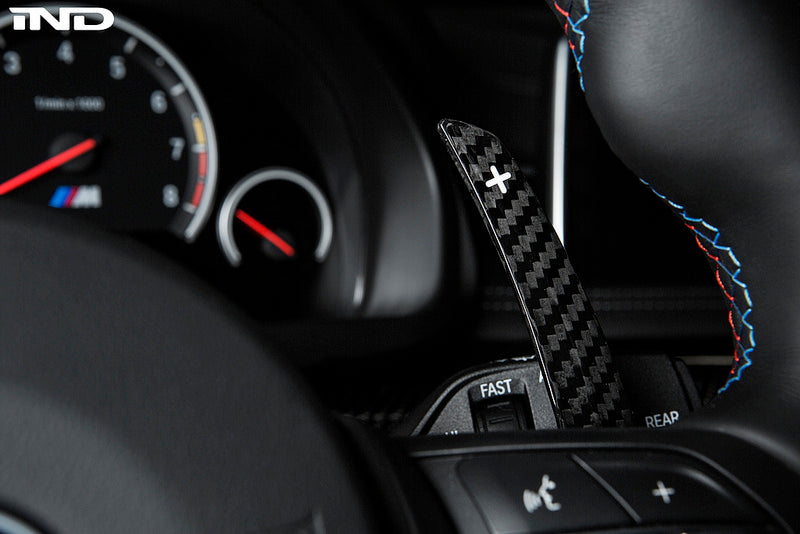 AutoTecknic f chassis dry carbon shift paddle set dct - iND Distribution