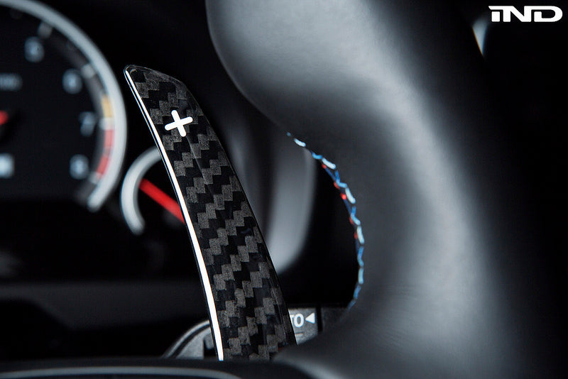 AutoTecknic f chassis dry carbon shift paddle set dct - iND