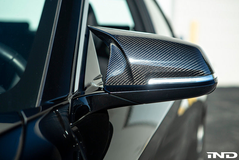 AutoTecknic m inspired dry carbon mirror cover set - iND Distribution
