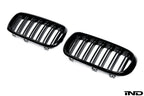 AutoTecknic f15 x5 f16 x6 double slat front grille set - iND Distribution