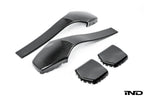 iND f80 m3 f82 m4 painted dry carbon fiber seat back cover set - iND Distribution