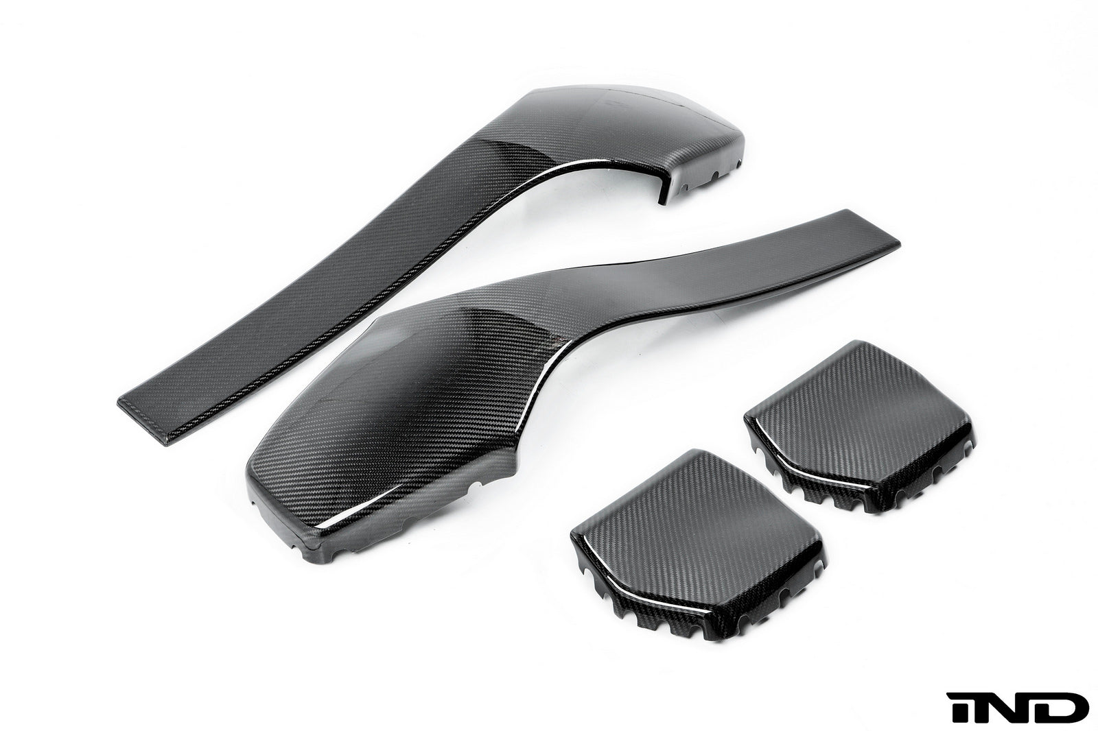 iND f80 m3 f82 m4 painted dry carbon fiber seat back cover set - iND Distribution