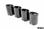 BMW f87 m2 black chrome exhaust tips - iND Distribution