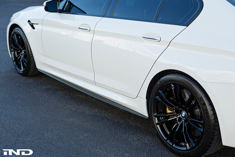 BMW f90 m5 m Performance carbon side skirt set - iND Distribution