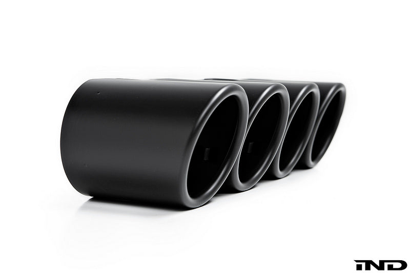 BMW f90 m5 matte black exhaust tips - iND Distribution