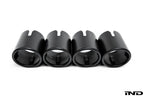 BMW f90 m5 matte black exhaust tips - iND Distribution