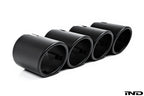 BMW f90 m5 matte black exhaust tips - iND Distribution