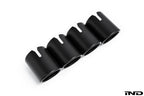 BMW f90 m5 matte black exhaust tips - iND Distribution