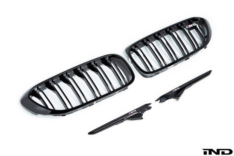BMW f90 m5 OEM shadowline front and side grille set - iND Distribution