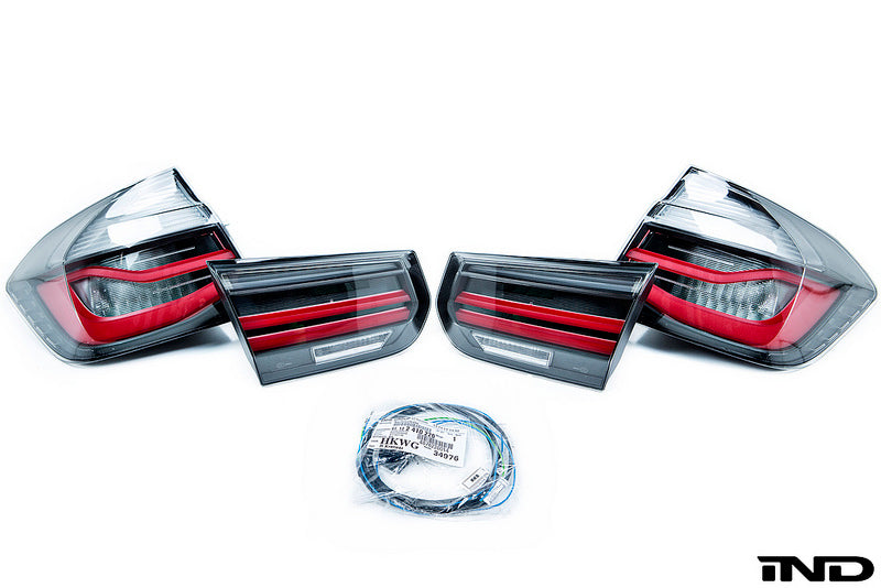 BMW f30 3 series m Performance blackline euro tail light set - iND Distribution