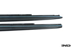 BMW f90 m5 m Performance carbon side skirt set - iND Distribution