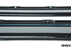 BMW f90 m5 m Performance carbon side skirt set - iND Distribution