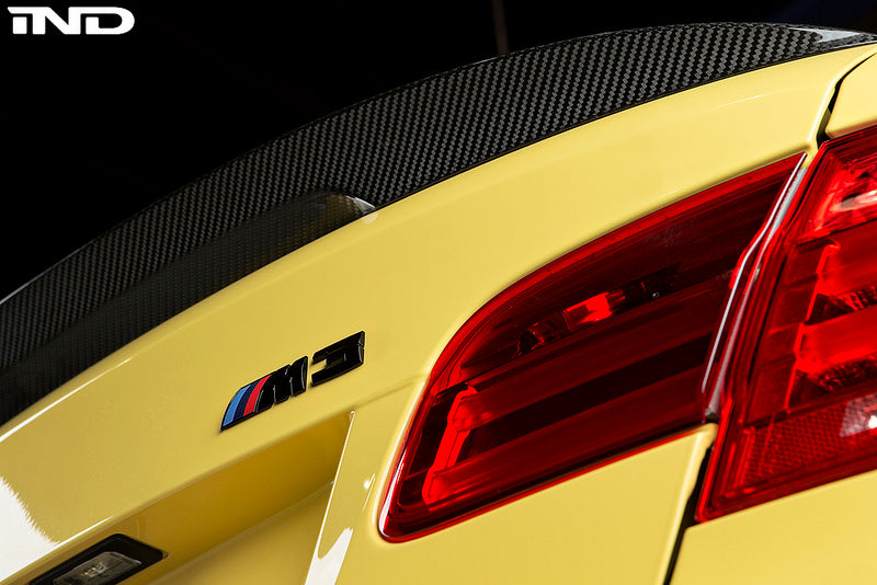 BMW m Performance e92 m3 carbon trunk spoiler - iND Distribution