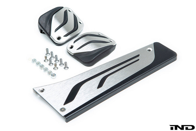 BMW m Performance stainless steel manual dct pedal set - iND Distribution