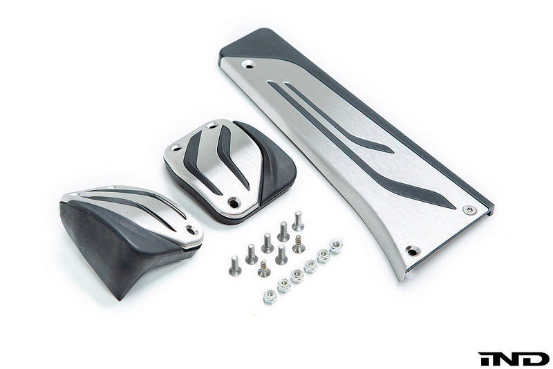 BMW m Performance stainless steel manual dct pedal set - iND Distribution