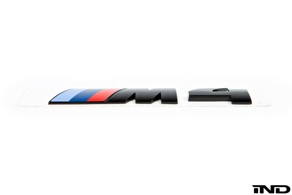 BMW OEM f82 m4 gloss black competition package trunk emblem - iND Distribution