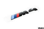 BMW OEM f82 m4 gloss black competition package trunk emblem - iND Distribution