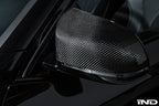 BMW m Performance f85 x5m f86 x6m carbon fiber mirror cover set - iND Distribution