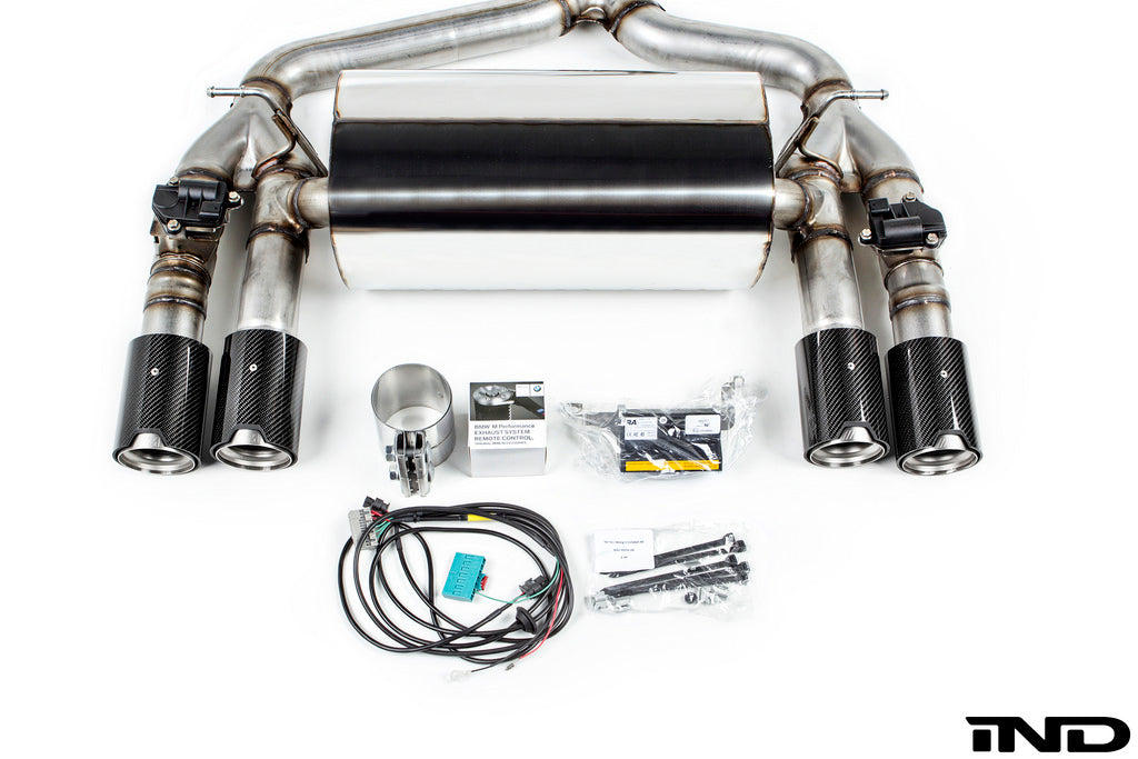 BMW m Performance f87 m2 exhaust system with bluetooth operated valve control - iND Distribution