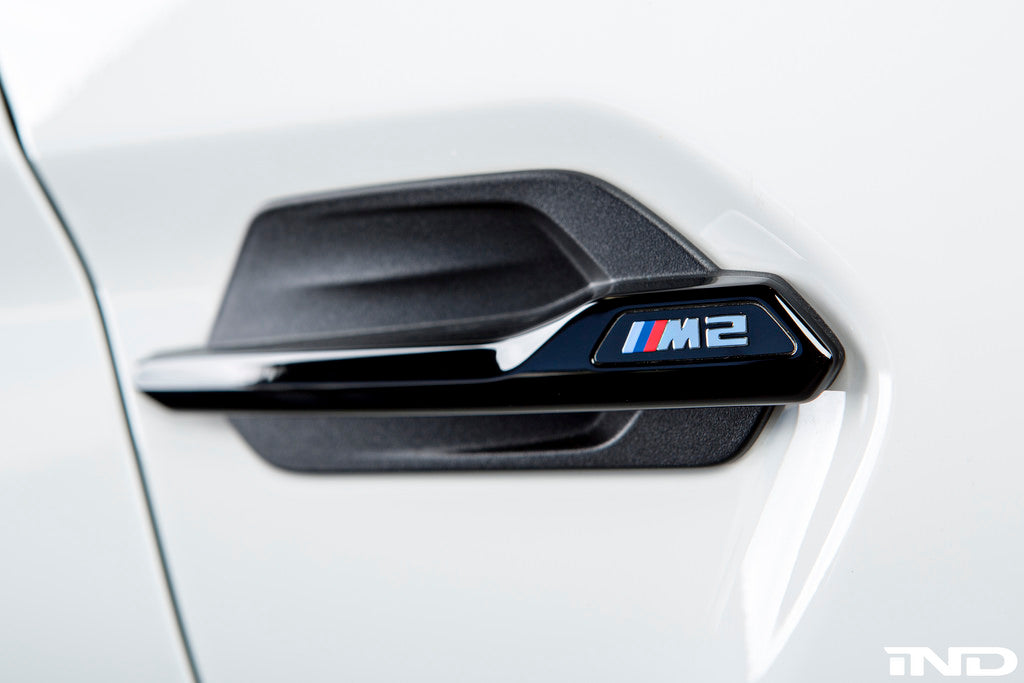 BMW m Performance f87 m2 gloss black side marker set - iND Distribution