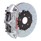 Brembo F8X M2/M3/M4 GT big brake kit with silver 2-piece 380x34mm slotted front brakes and 6-piston caliper.